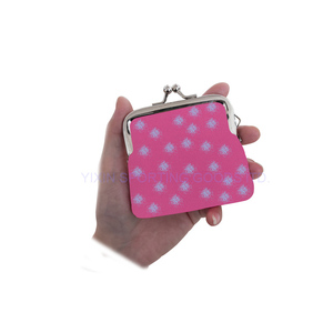 Marco bolsa <span class=keywords><strong>mujeres</strong></span> carteras de marco de metal bolsillos con cierre de neopreno mini funda con beso cerradura - Product Image 5