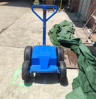 Chariot roulant gonflable SHINEWELL personnalisé en usine à 4/8 roues pour le déplacement de jeux gonflables