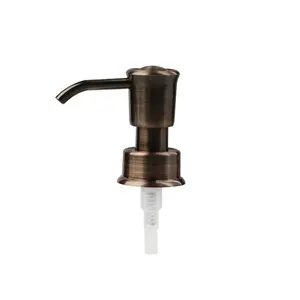 Plastic Lotion Bottle Caps With Pump Metal Oil Rubbed Bronze ORB Color Spray Pumps Dispenser For Handwash
