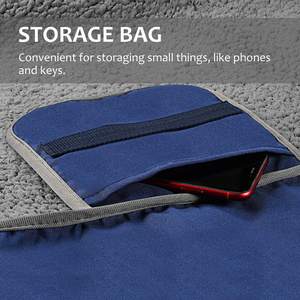 Coperta impermeabile Sherpa pile stadio antivento tappetino per viaggiare campeggio trekking <span class=keywords><strong>calcio</strong></span> - Product Image 3