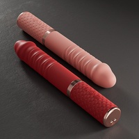Vibrateur télescopique pour femmes, contrôle à un bouton, 45 points, silencieux, jouet sexuel pour adultes, vente en gros