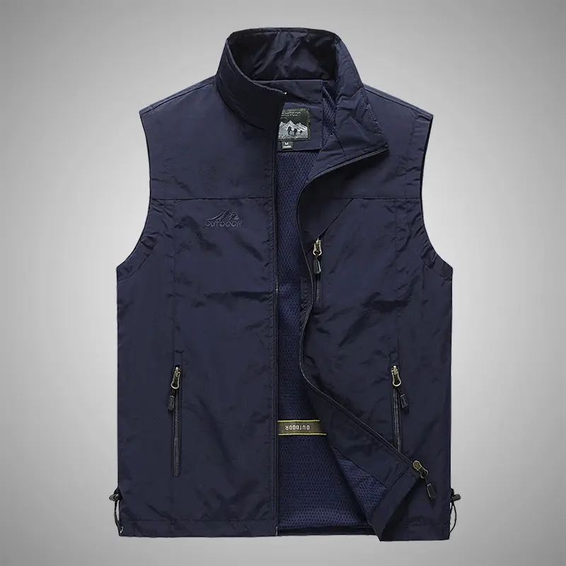 Spring and Autumn New Vest for Men Outdoor Sports jacket Men's Waistcoats