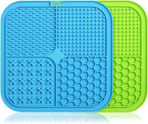 Wholesale <b>Silicone</b> Treatment Bowl Pet Slow Feeder <b>Mats</b> for Anxiety Dog Lick <b>Mat</b> - Product Image 1