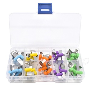 50 pièces Anneaux de maintien matriciels sectionnels en acier inoxydable, durables, orthodontiques, certifiés CE, accessoire pour thérapie buccale manuelle - Product Image 5