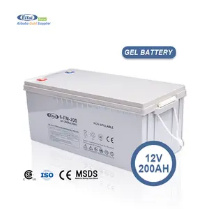Eitai Gel Batteries 12V 100Ah 150Ah 200Ah 250Ah Deep Cycle Energy Storage Lead Acid Smart Battery Charger