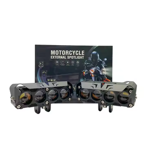 Fábrica 4 lentes <span class=keywords><strong>Led</strong></span> niebla/luz de conducción Super brillante faro para motocicleta Coche - Product Image 1