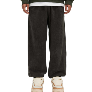 Pantalons de survêtement décontractés pour hommes, tendance 2025, personnalisés, coupe ample, lavage à l'acide, coton, imperméable, respirant, taille élastique, vente en gros - Product Image 1