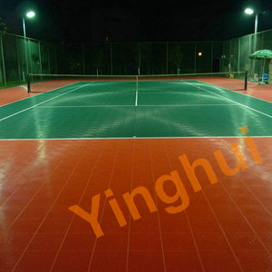 Revêtement de sol sportif à emboîtement O-01 performant pour le basket-ball de tennis Matériaux en polypropylène de haute qualité pour le confort - Product Image 5