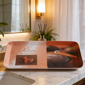 Bandeja de Servir <span class=keywords><strong>Gourmet</strong></span> de Melamina con Estampado de Dulces Coloridos de 12 Pulgadas x 8.3 Pulgadas para Cocina y Fiestas - Product Image 5