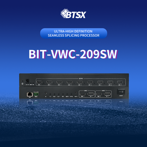 4K60 Video Wall Controller with 2 <strong>Input</strong> 9 Output <strong>HDMI</strong> Redundant Backup 2X2 3X3 Multi-Screen Expansion for Operation Center - Product Image 1