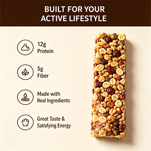 Barra de Proteína de Cereal con Alto Contenido de BCAA, Creatina, Caseína, para el Crecimiento Muscular, Proteína Orgánica para Adultos, Sin Azúcar, Baja en Carbohidratos, Libre de Crueldad Animal - Product Image 4