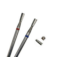 HYTOOS Embouts coniques inversés (coupe en R) 3/32 en carbure pour manucure, nettoyage des cuticules, accessoires d'équipement de nail art