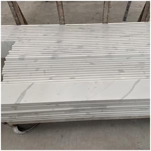 Encimeras de Baño de Cuarzo Calacatta Blanco con Aspecto de Mármol, Rectangulares, Hechas a Mano, para Propiedades <span class=keywords><strong>Inmobiliarias</strong></span> y Centros Comerciales - Product Image 6