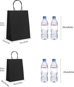 Sac fourre-tout en papier A4 personnalisé avec logo et image sur mesure – Merci - Product Image 2
