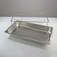 Présentoir de nourriture en acier inoxydable de haute qualité diviseur hôtel Buffet affichage Dessert gâteau support monocouche support de nourriture