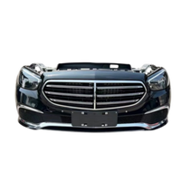 untuk model baru yang populer dari Mercedes-Benz E-Class W213 E300, rakitan bumper depan mewah dengan radiator dan kit lampu depan