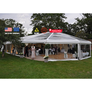 <span class=keywords><strong>Tente</strong></span> d'événement transparente Heavy Duty 50x50 Locations Mobile Tentes personnalisables Grand pôle blanc Petit extérieur - Product Image 1