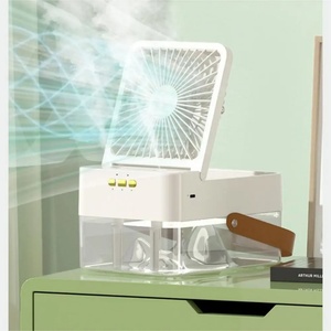 Summer Home Appliance Desktop Fan with Night Light 2.5L Spray <b>Humidifying</b> Fan 3 Speeds Water Mist Fans - Product Image 2