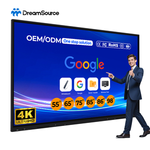 ไวท์บอร์ดอินเทอร์แอคทีฟสำหรับห้องเรียนขนาด 65 นิ้ว 4K ราคาประหยัด พร้อมแผงสัมผัสแบบนิ้วมือ ผู้ช่วย AI การประชุมด้วย AI ฟังก์ชัน AI - Product Image 1