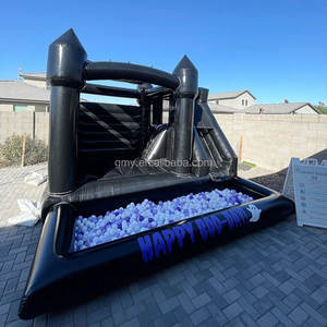 GMY gonfiabili gonfiabile <span class=keywords><strong>nero</strong></span> casa di rimbalzo con scivolo Infantiles Infantiles <span class=keywords><strong>castello</strong></span> gonfiabile con la sfera Pit per i bambini <span class=keywords><strong>del</strong></span> partito - Product Image 6