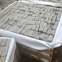 Pavés de granit extérieurs polis pour les allées Patios Frontière Walkways-50mm galets Sets Bordures Pierres de bordure
