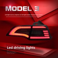 Feux arrière transfrontaliers pour Tesla Model 3 Model Y, LED modifiées avec DRL à balayage et clignotants séquentiels