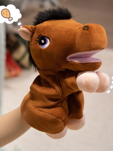 Marioneta <span class=keywords><strong>de</strong></span> caballo pequeño <span class=keywords><strong>de</strong></span> algodón orgánico supersuave, edredón <span class=keywords><strong>de</strong></span> <span class=keywords><strong>fieltro</strong></span> <span class=keywords><strong>de</strong></span> nailon <span class=keywords><strong>de</strong></span> tela <span class=keywords><strong>de</strong></span> felpa personalizable ODM para regalo promocional <span class=keywords><strong>de</strong></span> cumpleaños - Product Image 2