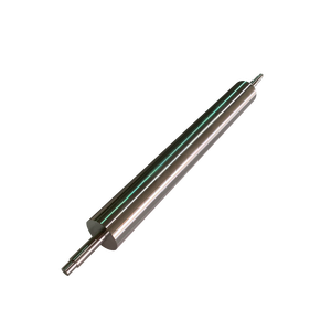 CNC Machine Service Stainless Steel Impact Idler <b>Roller</b> Long Shaft Conveyor with Drilling Custom CNC Machining of <b>Metal</b> Parts - Product Image 5