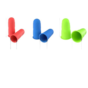 Anti Slip Silicone Finger Protectors Heat Resistant For Electronic Operation Medium Large Small Size Multicolor - Product Image 3