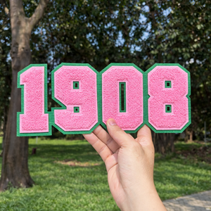 Global Supply Contrast Color 3D Towel Embroidery Number <b>Letter</b> Iron <b>On</b> Large Custom Chenille Patch For Clothing - Product Image 1