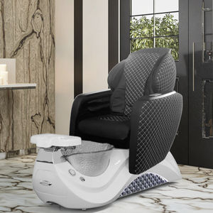 Chaise de pédicure de salon spa Canboth Gold de luxe avec jet magnétique Lampe LED 7 couleurs Baignoire à remous Modèle CB-FP002 - Product Image 4