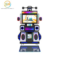 Machine de danse VR pour deux joueurs, machine de jeu d'arcade VR panoramique, équipement de jeu de réalité virtuelle