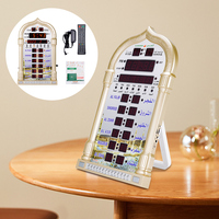 Reloj Azan de pared de oración islámica, reloj Azan Digital, reloj de mesa musulmán, mezquita
