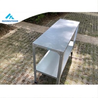 Étagère en métal en acier inoxydable Étagère à fleurs pour serre de supermarché Kits de propagation non revêtus Stockage facile en métal pour jardins