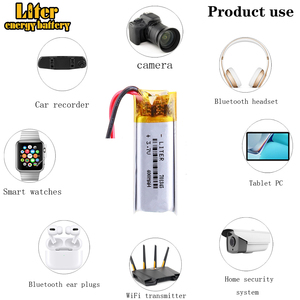 3.7V 701345 400mAh 리포 충전식 리튬 폴리머 배터리 공장 스마트 미터용 - Product Image 5