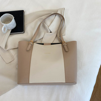 Sac fourre-tout en PU moyen pour l'hiver, vente chaude, grands sacs à main pour femmes, sacs fourre-tout en PU en gros, sacs de grande capacité pour femmes, shopping