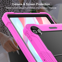 Coque robuste Lenovo Tab K10C 10.1 pouces résistant aux chutes PC dur + coque hybride en Silicone souple modèle 2025