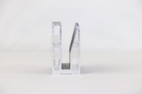 Profilé de balustrade en verre sans cadre en aluminium en forme de U pour balcon et escalier