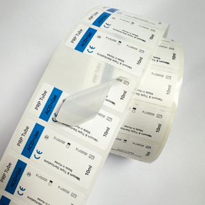 Tùy Chỉnh Tự Dính Y Tế Kiểm Tra Ống Nhãn Dán Nhãn Không Thấm Nước Bao Bì Điện Tử Cuộn Bền Chống Giả Triển Lãm - Product Image 3