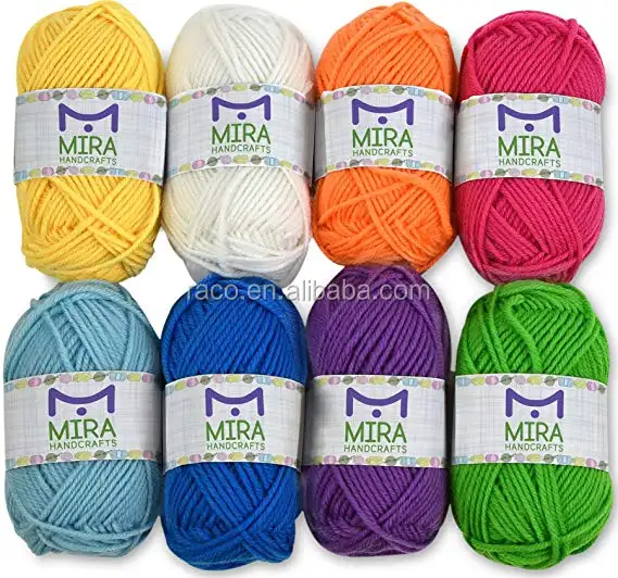 DIY Color Knitting Acrylic Yarn for hand knitting