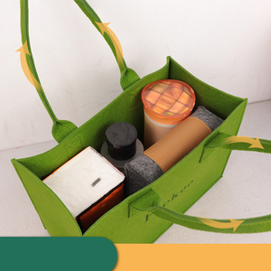 Túi xách bằng nỉ chất lượng cao, in logo theo yêu cầu, dung tích lớn, tái sử dụng, thích hợp cho mua sắm hàng ngày - Product Image 5