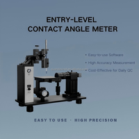Analyseur d'angle de contact de base QD100 avec certification CE/ISO pour les tests d'énergie de surface dans les laboratoires de R&D pour l'analyse des matériaux en verre et d'emballage
