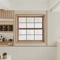 Ventanas Corredizas de Aluminio Premium Resistentes a la Oxidación con Vidrio de Baja Emisividad para Cocina, Patio, Villa, Casa Residencial Moderna