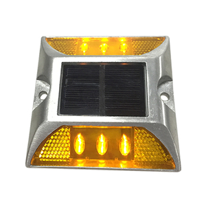 Baliza de Carretera Solar con LED, Resistente al Agua IP68, Anti-estrés, de Aluminio Fundido, con Luz Intermitente Activa, Tipo Ojo de Gato - Product Image 2