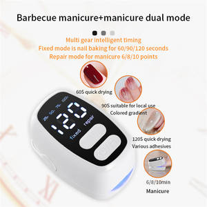 Lampe UV LED portable mini pour ongles en gel, séchage rapide, rechargeable, pour manucure DIY à domicile - Product Image 2