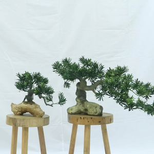 Plantes Artificielles Bonsaï Pin Artificiel pour la Maison, Plantes en Pot d'Accueil, Pin <span class=keywords><strong>Japonais</strong></span> pour Décoration de Bureau et <span class=keywords><strong>Jardin</strong></span> - Product Image 1