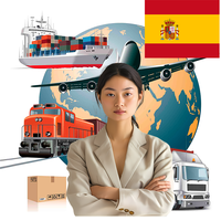 Logística FBA Económica Rápida Puerta a Puerta DDP Envío Marítimo Agente de Compras 1688 para España desde China ECAM Express LCL+Agente de Carga