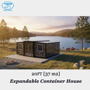 <span class=keywords><strong>Casa</strong></span> Contenedor Prefabricada Expandible Personalizable de 20 pies, Casas Pequeñas de 2 Dormitorios, Cabaña Tipo Apple, Casas Modulares - Product Image 2