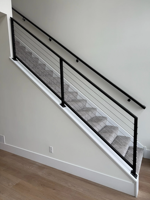 Reilbu 304 Edelstahl 36-Zoll Treppenkabel-Geländersystem Modernes Design für Außenbereich Balkongeländer Anpassbar 5 Jahre Garantie