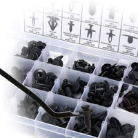 HE06 415 pièces 18 tailles Kit de clips de fixation automobile pour garnitures de porte et panneaux